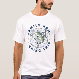 Custom Family Fishing Trip T-Shirt