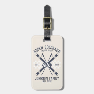 Custom Family Friends Ski Trip Group Matching  Luggage Tag