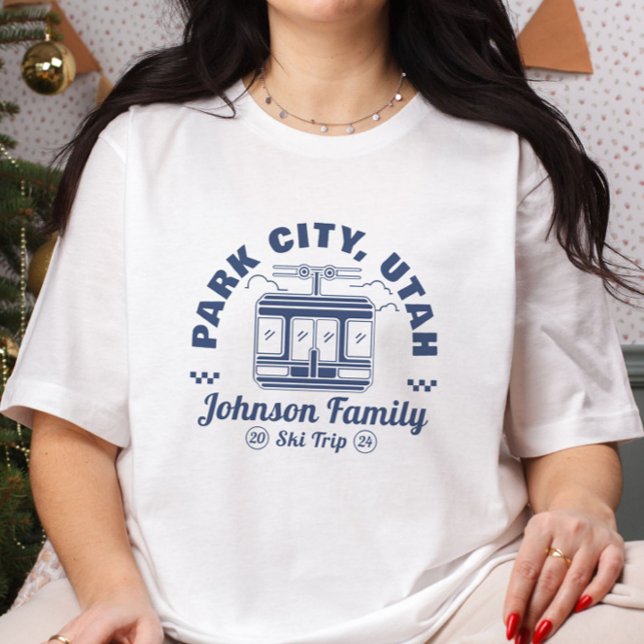 Custom Family Friends Ski Trip Matching Group T-Shirt (Creator Uploaded)