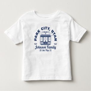 Custom Family Friends Ski Trip Matching Group Toddler T-Shirt