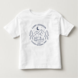 Custom Family Group Matching Camping Toddler T-Shirt