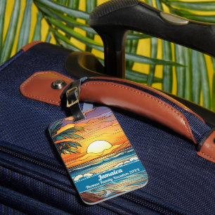 Custom Family Jamaica Trip  Luggage Tag