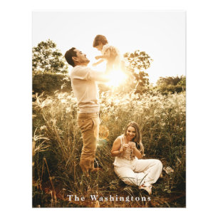 Custom Family Keepsake Photo Print