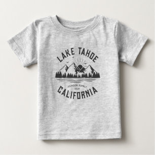 Custom Family Lake Camping Vacation Group Matching Baby T-Shirt