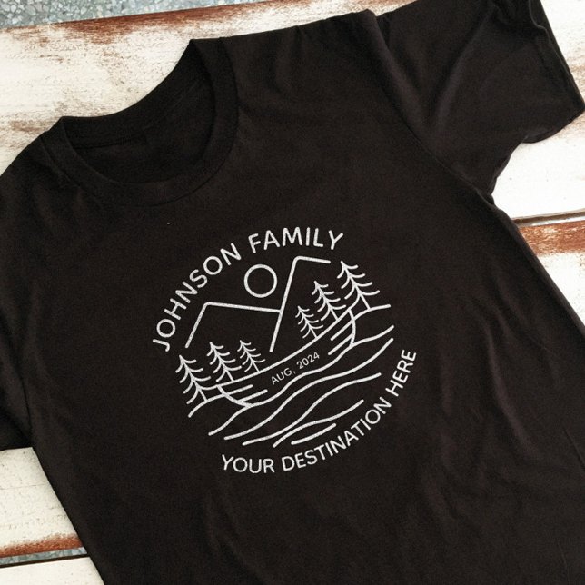 Custom Family Lake Camping Vacation Group Matching T-Shirt (Custom Family Lake Camping Vacation Group Matching T-Shirt)