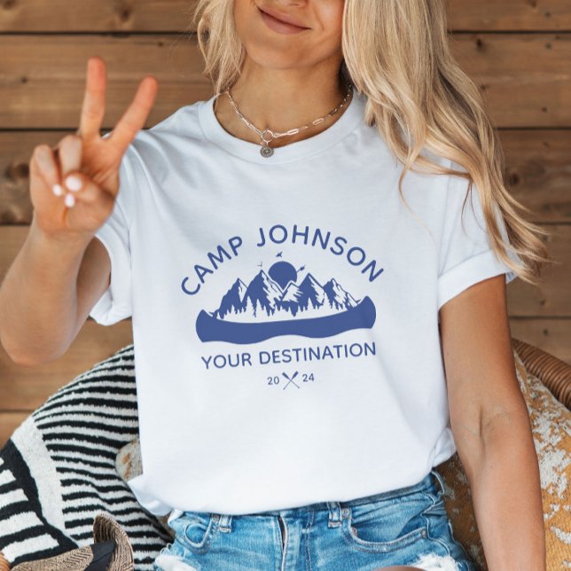 Custom Family Lake Camping Vacation Group Matching T-Shirt (Creator Uploaded)