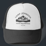 Custom Family Lake Camping Vacation Group Matching Trucker Hat<br><div class="desc">Looking to commemorate your lake and camping vacation? Our custom vacation t-shirts are perfect for family reunions,  group trips,  and outdoor adventures. Personalise them with your family or group name and vacation year for a unique keepsake. Order today and cherish the memories forever!</div>
