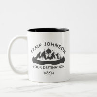 Custom Family Lake Camping Vacation Group Matching