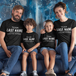 Custom Family Last Name T-Shirt