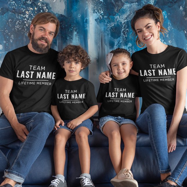 Custom Family Last Name T-Shirt (Creator Uploaded)