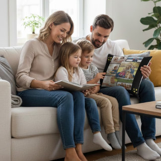 Custom Family Memories Cushion Cover