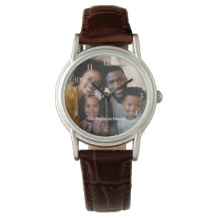 Custom Family Mom Dad Photo Name Personalize  Watch