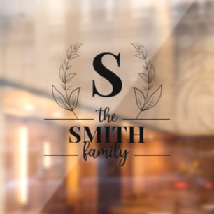 Custom family monogram 