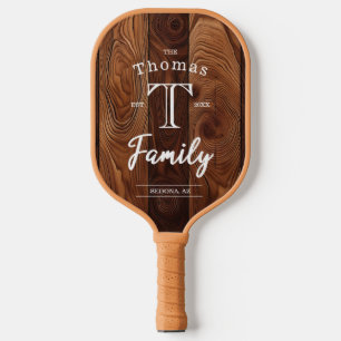 Custom Family Monogram Pickleball Paddle