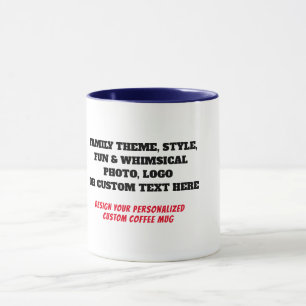 Custom Family Mug - Personalised Gift