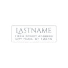 Custom Family Name and Return Address - Americana