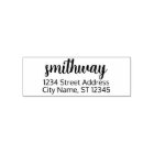 Custom Family Name and Return Address sugar plums