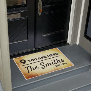 Custom Family Name Doormat