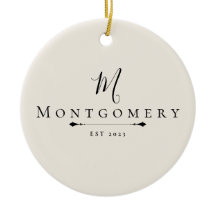 Custom Family Name & Est. Year  Gift