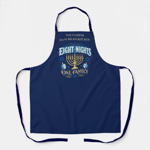 Custom Family Name Hanukkah Apron