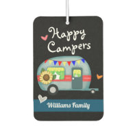 Custom Family Name Happy Campers