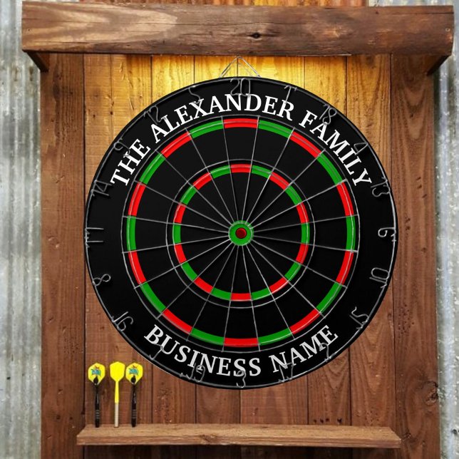 Custom Family Name Personalized Dartboard (Creator Uploaded)