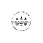 Custom Family Name Pine Tree Return Address