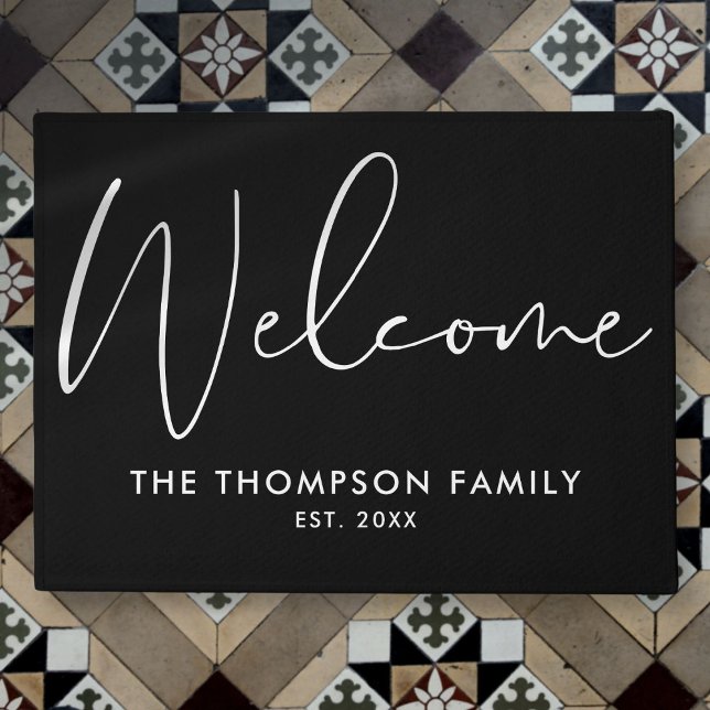 Custom Family Name Welcome Doormat (Custom Family Name Welcome Doormat)