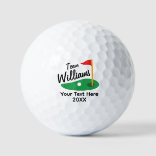 Custom Family or Team Name Personalised Golf Balls