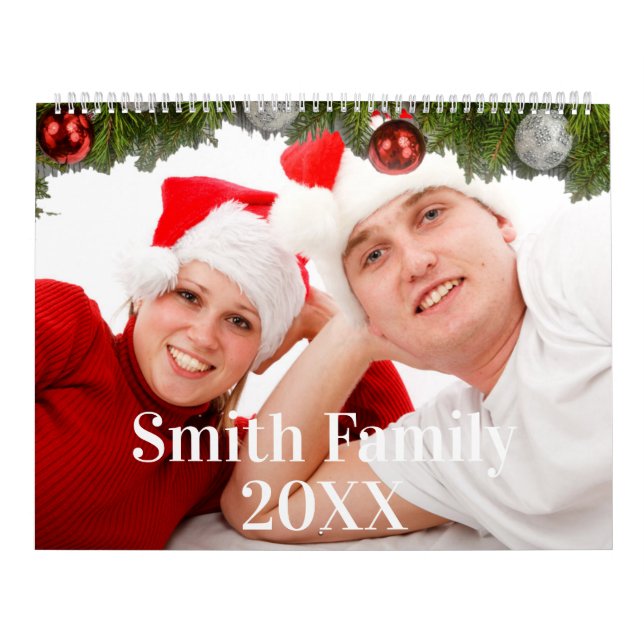 Custom Family Photo Calendar (Cover)
