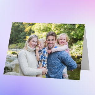 Custom Family Photo Card