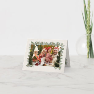 Custom Family Photo Christmas Card 1