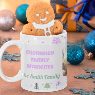 Custom Family Photo Christmas Gifts for Daughter Mug