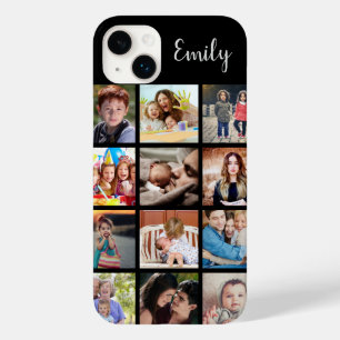 Custom Family Photo Collage and Name Case-Mate iPhone 14 Plus Case
