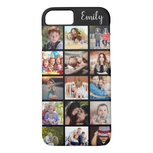 Custom Family Photo Collage and Name iPhone 8/7 Case