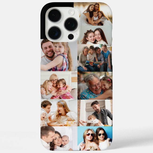 Custom Family Photo Collage - Personalised Picture Case-Mate iPhone Case (Back)