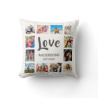 Custom Family Photo Collage Personalised White