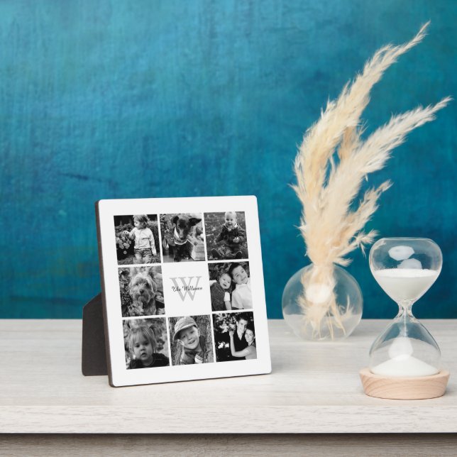 Custom Family Photo Collage Plaque (Insitu)