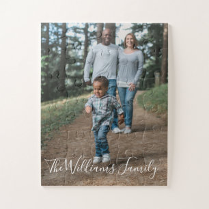 Custom Family Photo Jigsaw Puzzle