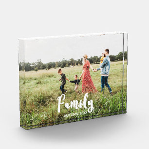 Custom Family Photo Keepsake Block Photoblock