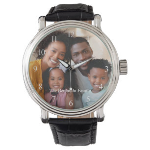 Custom Family Photo Name Personalise  Watch