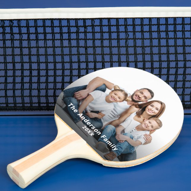 Custom Family Photo Personalise  Ping Pong Paddle (Insitu)