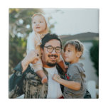 Custom Family Photo Personalised   Ceramic Tile<br><div class="desc">Custom Family Photo Personalised ceramic tile</div>