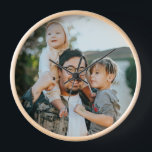 Custom Family Photo Personalised    Clock<br><div class="desc">Custom Family Photo Personalised Clock</div>