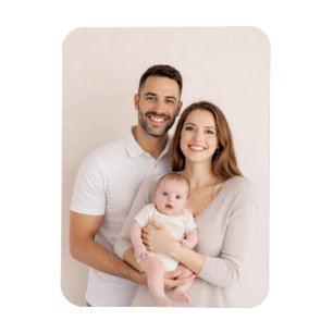 Custom Family Photo Personalised Flexible Magnet