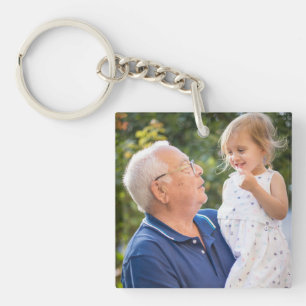 Custom Family Photo Personalised Key Ring
