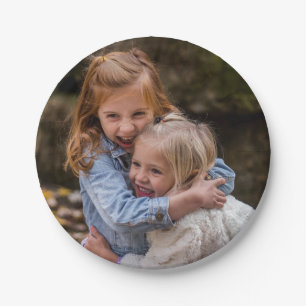 Custom Family Photo Personalised Paper Plate