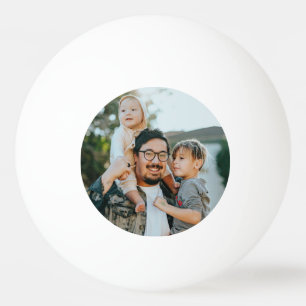 Custom Family Photo Personalised   Ping Pong Ball