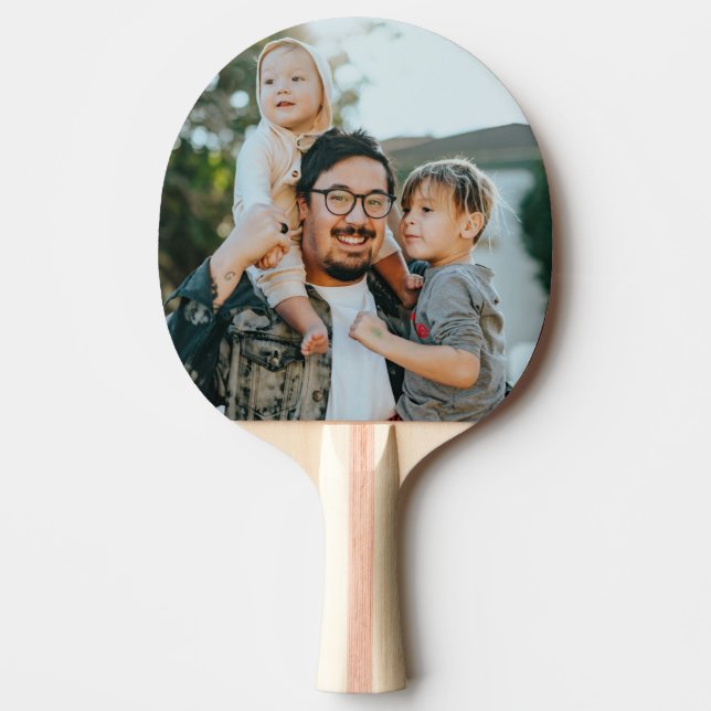Custom Family Photo Personalised    Ping Pong Paddle (Front)