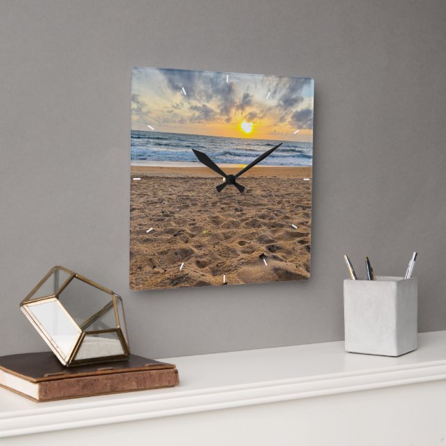 Custom Family Photo Personalised Wall Clock (Office)